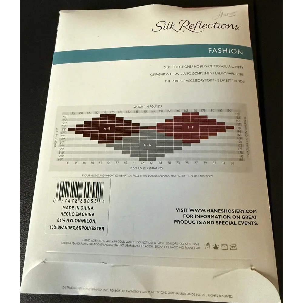 Hanes silk reflections